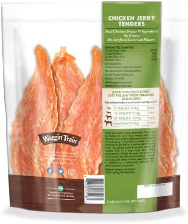 1684153362_41j67ERfL._AC_.jpg Waggin' Train Chicken Jerky Dog Treats - Limited Ingredient & Natural