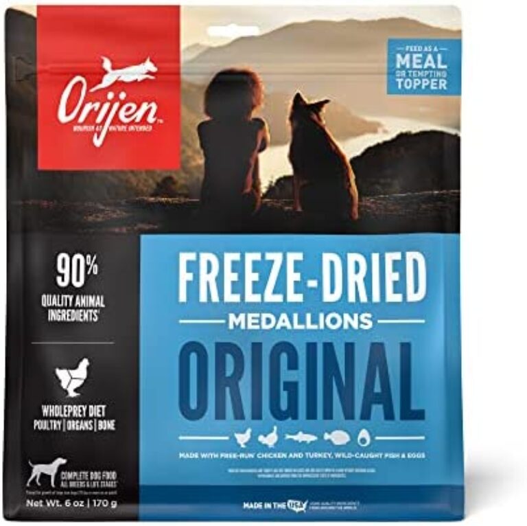 ORIJEN Freeze Dried Dog Food & Topper: Grain-Free, High Protein Nutrition