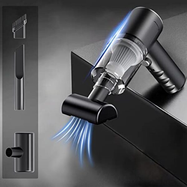 Powerful Cordless Car Vacuum Cleaner - Remove Pet Hair, Dust & Food Residues