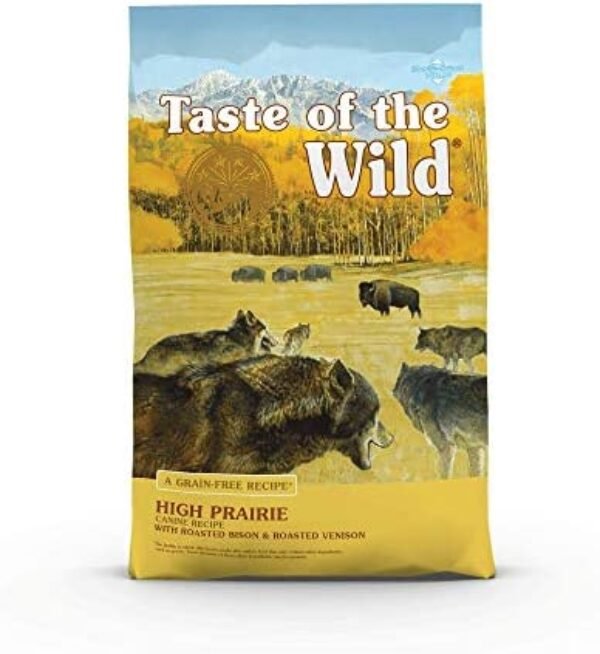 41hXaoPFw9L._AC_.jpg Taste of the Wild High Prairie Canine Grain-Free Recipe | Grain-Free Dog Food