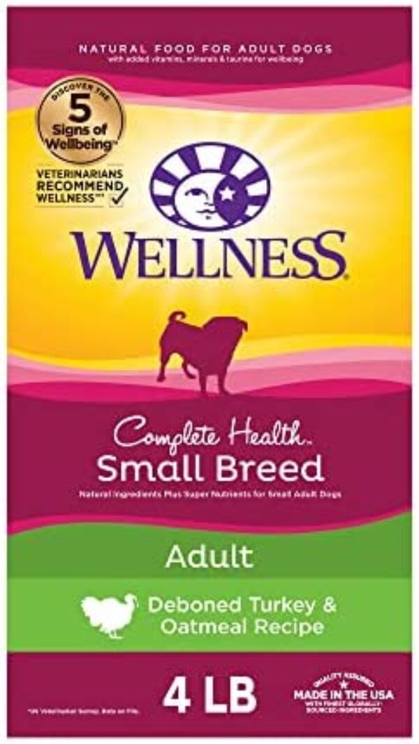 Small Breed Wellness Dog Food with Grains - Natural Ingredients, Made in USA | Wellness Complete Health
