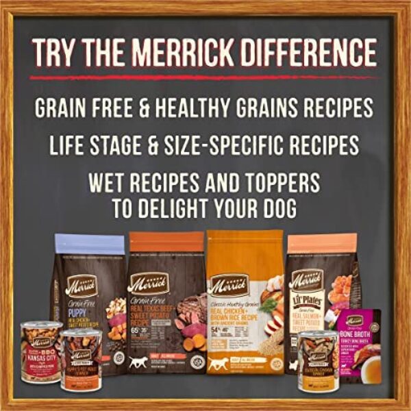 51-lokAO7SL._AC_.jpg Merrick Dry Dog Food - Real Chicken and Sweet Potato | Grain Free Recipe