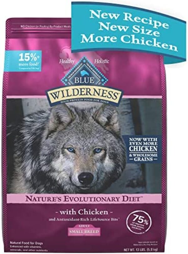 Blue Buffalo Wilderness Small Breed Adult Dry Dog Food | High Protein Nutrition