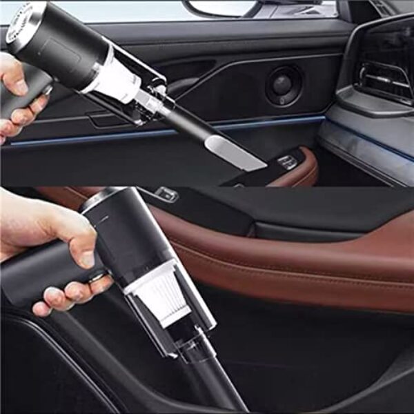 Powerful Cordless Car Vacuum Cleaner - Remove Pet Hair, Dust & Food Residues
