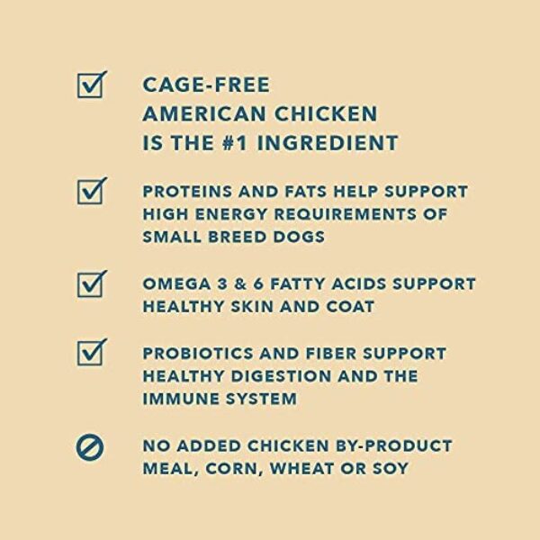 Wag Small Breed Dry Dog Food: Chicken & Brown Rice Formula | Premium Nutrition