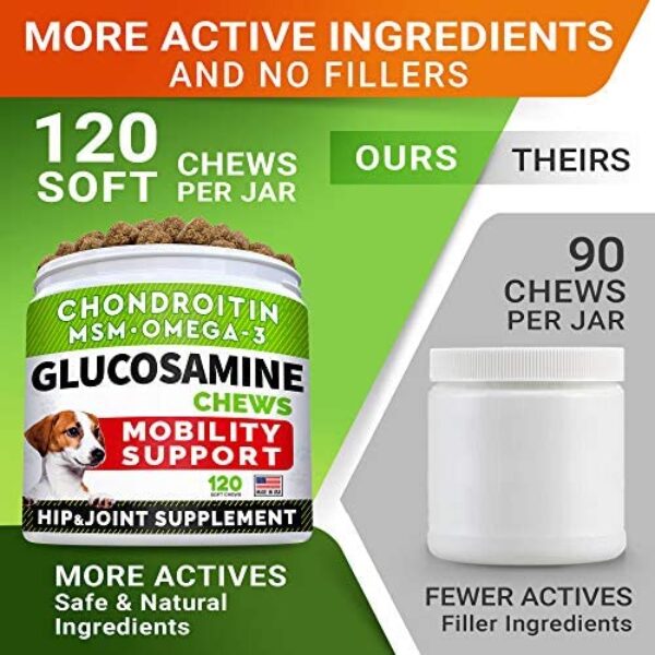 Glucosamine Treats for Dogs with Joint Supplement: Enhance Mobility & Flexibility