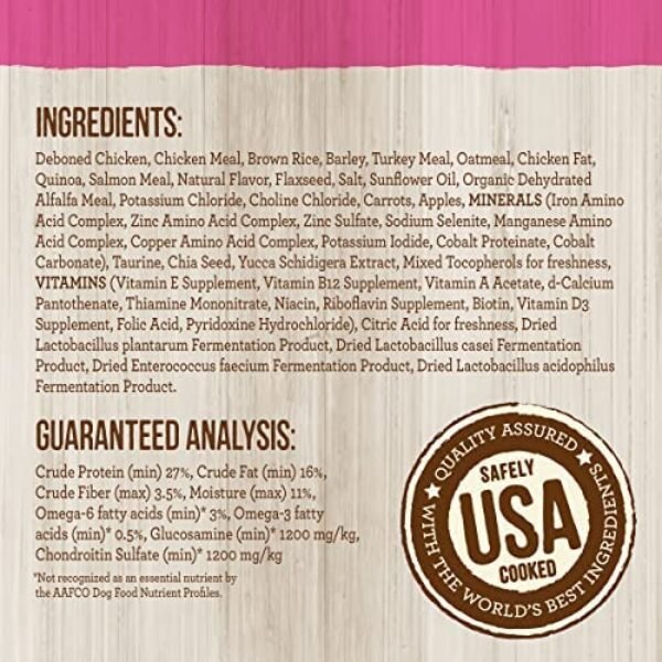 51SQ1nos6aL._AC_.jpg Merrick Classic Healthy Grains Dry Dog Food Small Breed Recipe - 4.0 Lb Bag