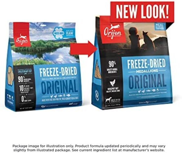 ORIJEN Freeze Dried Dog Food & Topper: Grain-Free, High Protein Nutrition