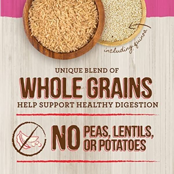 51n-LLusP4L._AC_.jpg Merrick Classic Healthy Grains Dry Dog Food Small Breed Recipe - 4.0 Lb Bag