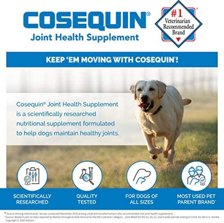 51zzjfxxmLL._AC_.jpg Nutramax Cosequin Senior Joint Health Supplement - 60 Soft Chews | Support Aging Pets
