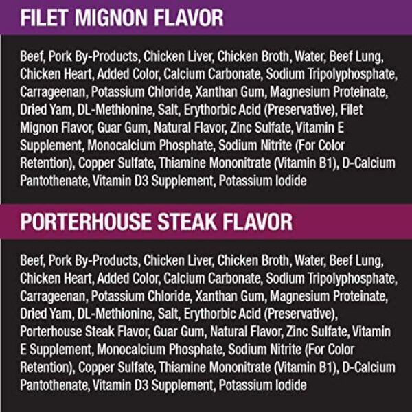 Premium Gourmet Dog Food Variety Pack | CESAR CLASSICS: Filet Mignon & Porterhouse Steak Flavors