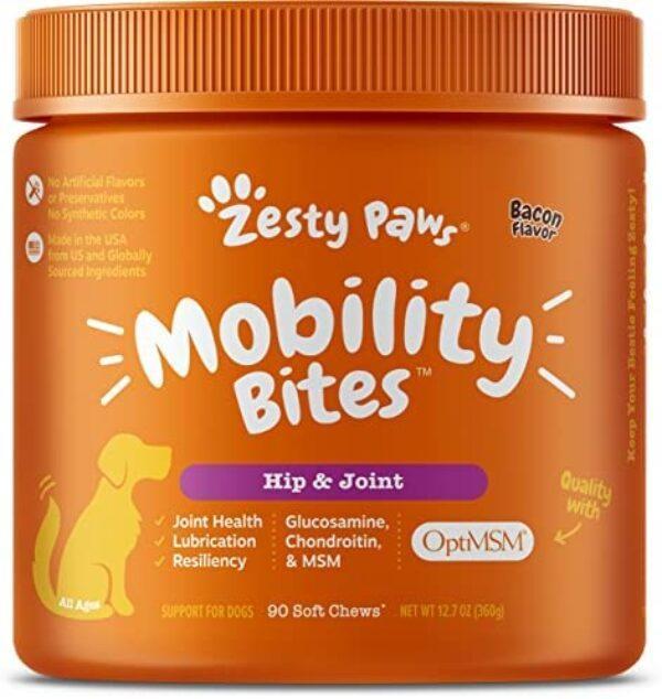Zesty Paws Glucosamine for Dogs - Hip & Joint Health dog supplements for joints