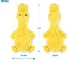 41JZrwLwViL._AC_.jpg Best Pet Supplies Crinkle Dog Toy - No Stuffing Duck, Soft Squeaker, Yellow