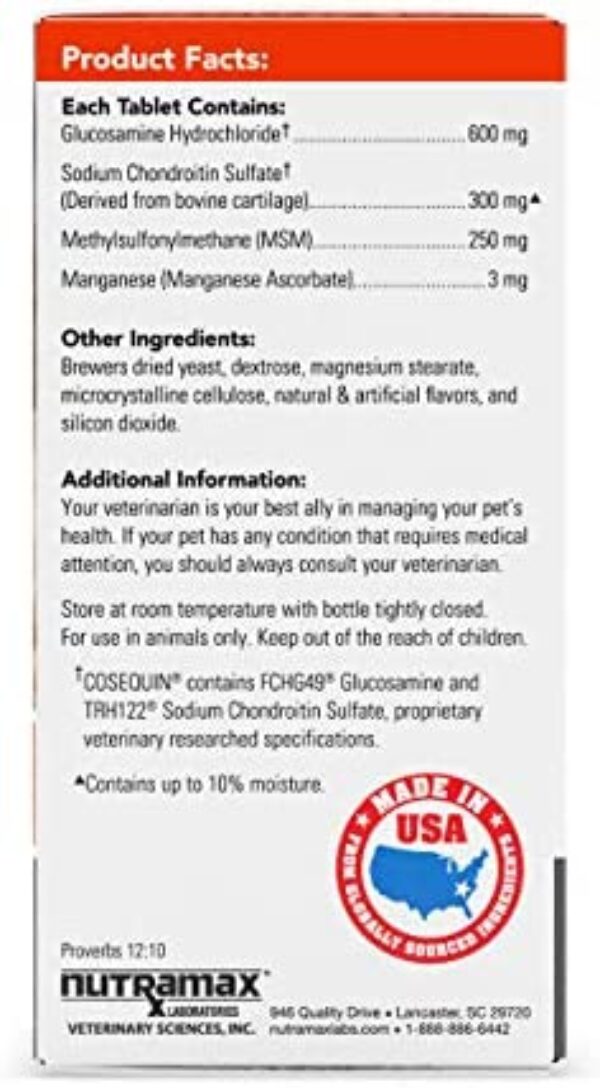 Nutramax Cosequin Maximum Strength Joint Health Supplement for Dogs - Promote Joint Mobility & Health