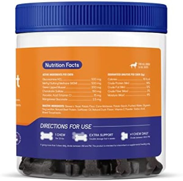 PupGrade Joint Support Supplement for Dogs - Natural Pain Relief