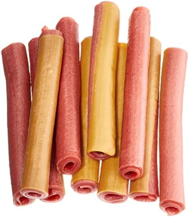 51KfV0K4qoL._AC_.jpg Wonder Bound Rawhide-Free Dog Treats | Beef Sticks for Happy Dogs
