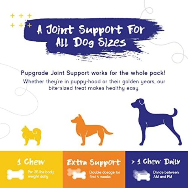 PupGrade Joint Support Supplement for Dogs - Natural Pain Relief