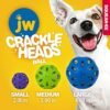 51U3FS2C-QL._AC_.jpg Unleash Fun with JW Pet Crackle Heads Crackle Ball - Small