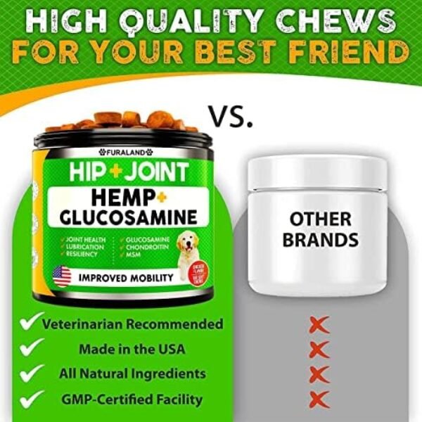 51gO86yfbjL._AC_.jpg Premium Hemp Hip and Joint Supplement for Dogs | Natural Joint Support