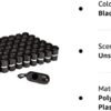 31Atg7QZLxL._AC_.jpg Amazon Basics Unscented Standard Dog Poop Bags with Dispenser and Leash Clip, 13 x 9 Inches, Black - 60 Rolls (900 Bags)