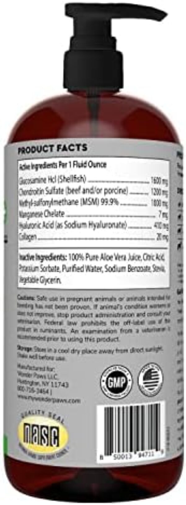 41LZNmzd4uL._AC_.jpg Premium Liquid Glucosamine for Dogs: Joint Support Formula for Mobility