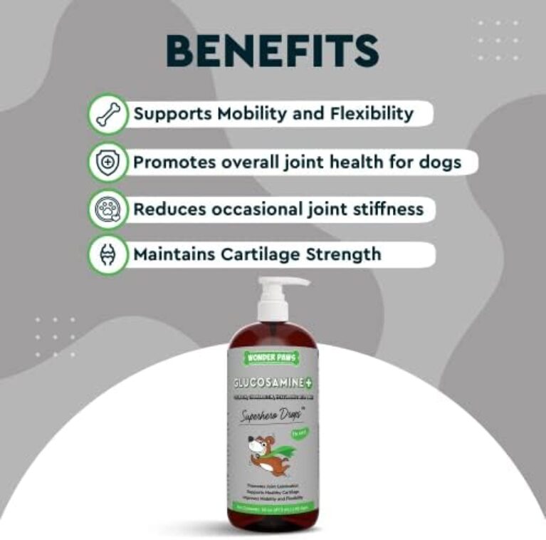 41Wq7zJkJwL._AC_.jpg Premium Liquid Glucosamine for Dogs: Joint Support Formula for Mobility