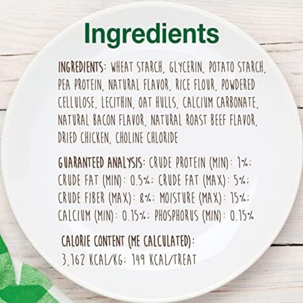 516Xcz5dRUL._AC_.jpg Nylabone Healthy Edibles All-Natural Long Lasting Bacon Flavor Chew Treats 1 Count Bacon Small/Regular