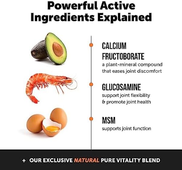 51hGMl66nGL._AC_.jpg PetHonesty Hip & Joint Health Max Strength - Natural Joint Supplement with Glucosamine, Omega-3s, Chondroitin, Green Lipped Mussel - Dog Chews Help Improve Mobility, May Reduce Discomfort (90 ct)