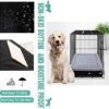 51sQCGVzYOL._AC_.jpg PETCIOSO Super Soft Dog Cat Crate Bed Blanket - Cozy Pet Bedding