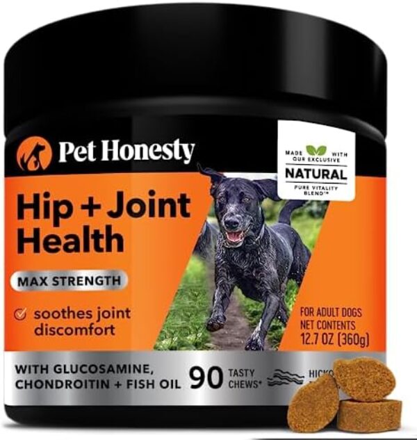 PetHonesty Hip & Joint Health Max Strength - Natural Joint dog supplements for joints