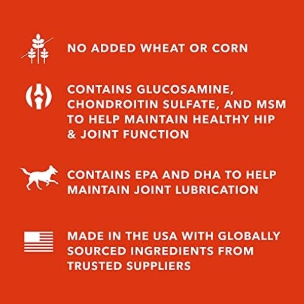 51RvU5e7XqL._AC_.jpg Amazon Brand - Wag Hip & Joint Advanced Soft Chews for Large Dogs, Natural Chicken Liver Flavor, 150 Count