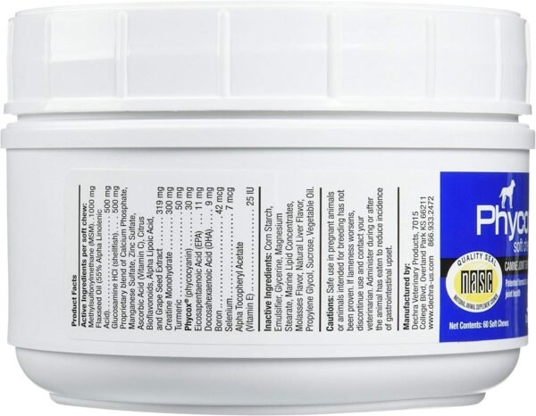 7169VJNYcL._AC_SL1500_.jpg Dechra Phycox Soft Chews, Joint Supplement for Dogs (60ct)