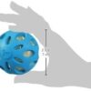 Petmate Crackle Heads Crackle Ball Crunchy Noise Chew Fetch Toy for Dogs Assorted Colors, Medium 3' Diameter