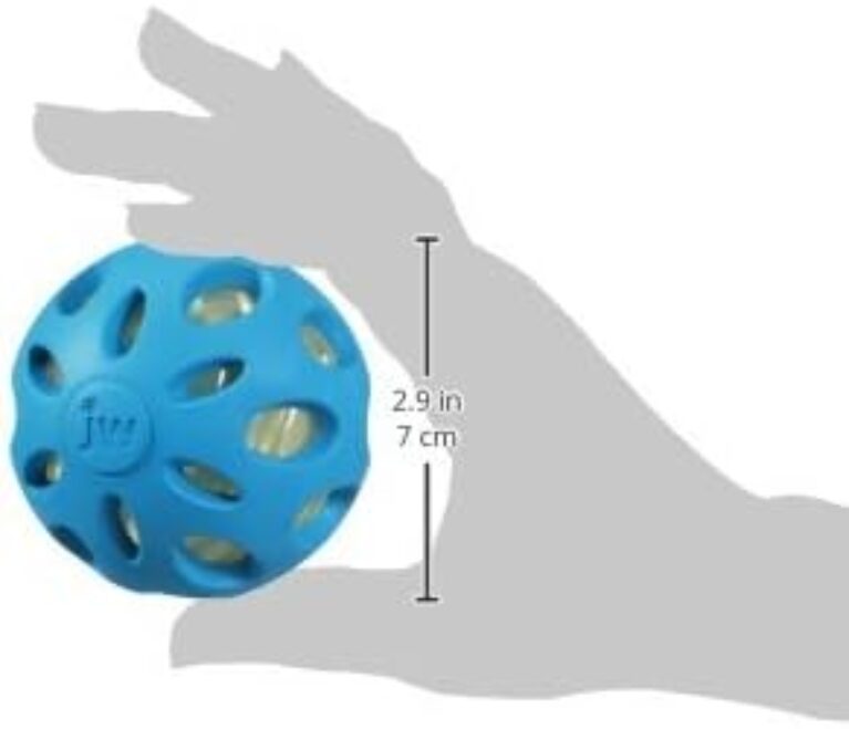 Petmate Crackle Heads Crackle Ball Crunchy Noise Chew Fetch Toy for Dogs Assorted Colors, Medium 3' Diameter