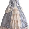 41-AA0HVInS._AC_.jpg Anuyalue Renaissance Dress - Women's Flare Sleeve Lolita Dress