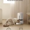 41JYJBENrL._AC_.jpg PETLIBRO Automatic Cat Food Dispenser, Automatic Dog Feeder with Freshness Preservation, Timed Cat Feeders for Dry Food, Up to 50 Portions 6 Meals Per Day, Granary Pet Feeder for Cats/Dogs,White
