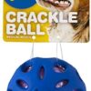 Petmate Crackle Heads Crackle Ball Crunchy Noise Chew Fetch Toy for Dogs Assorted Colors, Medium 3' Diameter