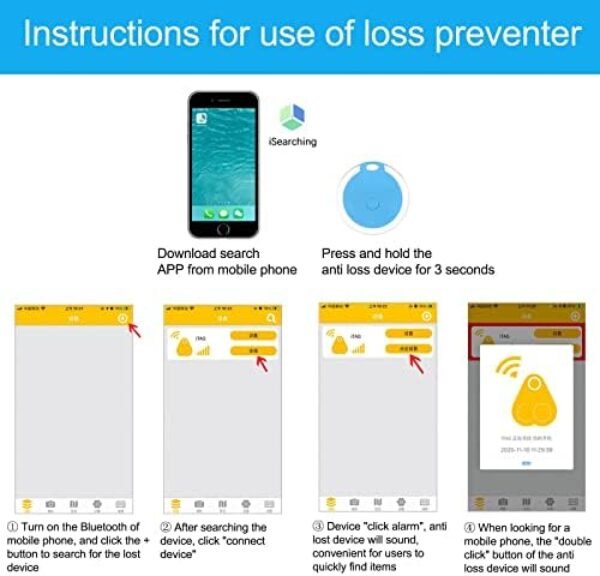 SmartTrack Pet & Luggage Tracker - Bluetooth Intelligent Anti-Lost Device