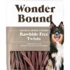 41MKWTHhLIL._AC_.jpg Amazon Brand - Wonder Bound Rawhide-Free Dog Treats, Bacon & Cheese Twists, 55 Count