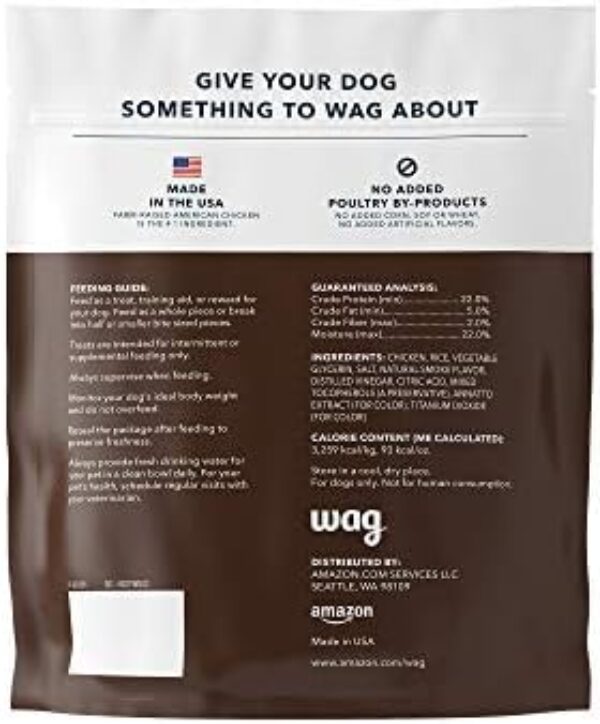 41NVeZzjGJL._AC_.jpg Amazon Brand - Wag Dog Treats Chicken and Waffle Bites 12oz