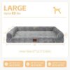 Lazy Lush Large Dog Bed, Dog Beds for Large Dogs, Dog Bed Large Washable with Removable Washable Cover, Outdoor Dog Bed, Washable Dog Bed