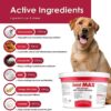PHS Joint MAX Triple Strength (TS) Soft Chews for Dogs - Glucosamine, Chondroitin, MSM, Turmeric, Omega 3 - Hip and Joint Pain Relief and Support for Dogs - Made in USA - 120 Soft Chews