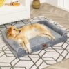 Lazy Lush Large Dog Bed, Dog Beds for Large Dogs, Dog Bed Large Washable with Removable Washable Cover, Outdoor Dog Bed, Washable Dog Bed