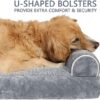 Lazy Lush Large Dog Bed, Dog Beds for Large Dogs, Dog Bed Large Washable with Removable Washable Cover, Outdoor Dog Bed, Washable Dog Bed