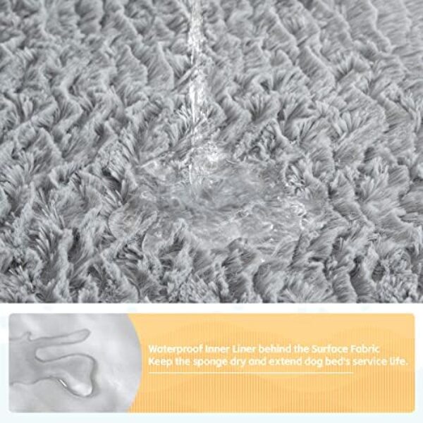 Lazy Lush Large Dog Bed, Dog Beds for Large Dogs, Dog Bed Large Washable with Removable Washable Cover, Outdoor Dog Bed, Washable Dog Bed