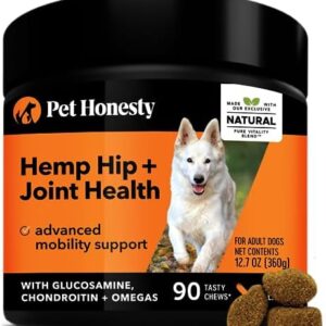 Pet Honesty Hemp Hip & Joint Supplement for Dogs - dog supplements for joints