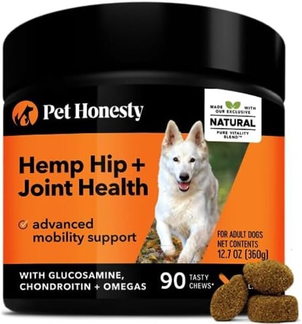 Pet Honesty Hemp Hip & Joint Supplement for Dogs - dog supplements for joints
