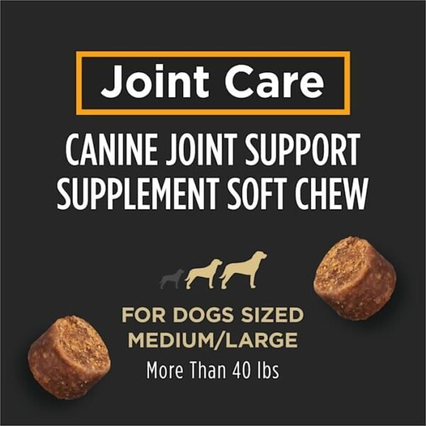 51p7WJ1zTaL._AC_.jpg Purina Pro Plan Veterinary Diets Joint Health Mobility Large Breed Canine Joint Supplement Chews for Dogs, Count of 30
