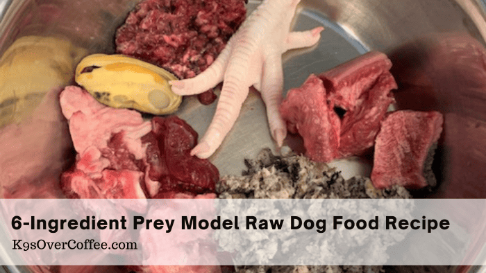 Title 6 ingredient prey model raw dog food recipe optimized Barky Supplies Expert Tips